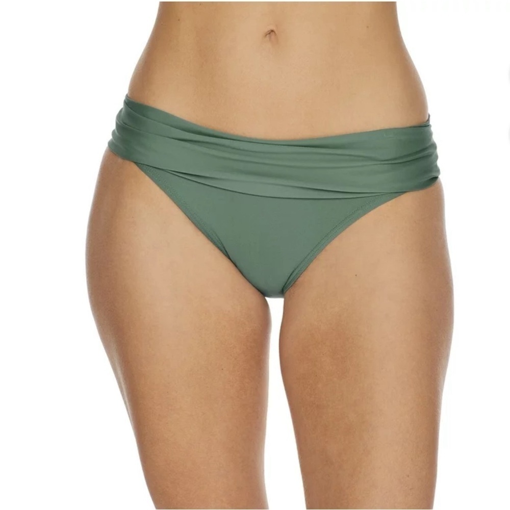 Sunsets Unforgettable Olive Bikini Bottoms SZ L